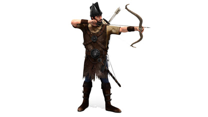 Archer 3D Model Rigged Hair