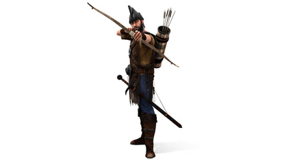 Archer 3D Model Rigged Hair