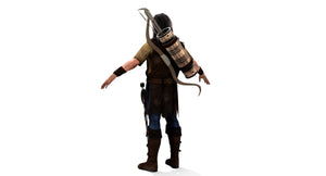 Archer Hair 3D Model Thumbnail