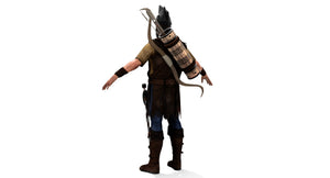 Archer Hair 3D Model Thumbnail