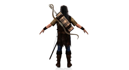 Archer Hair 3D Model