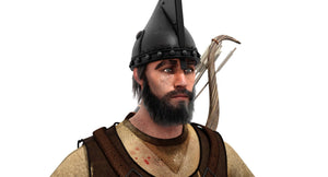 Archer Hair 3D Model Thumbnail