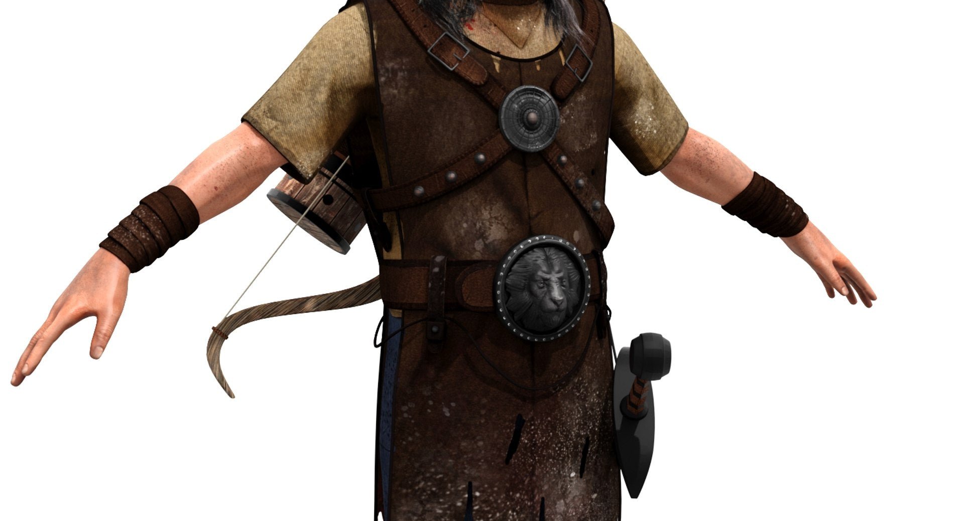 Archer Hair 3D Model