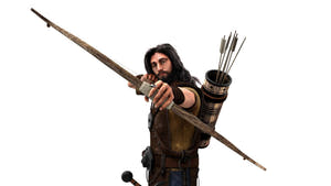 Animated Archer 3D Model Hair Thumbnail