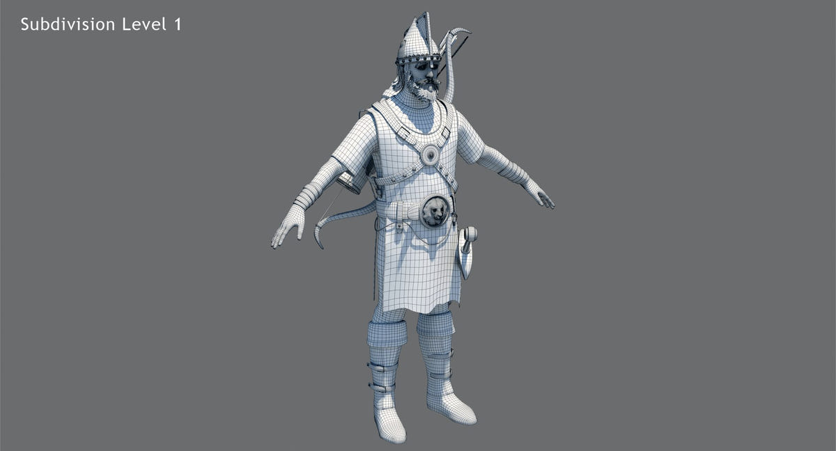 Game-Ready Archer 3D Model
