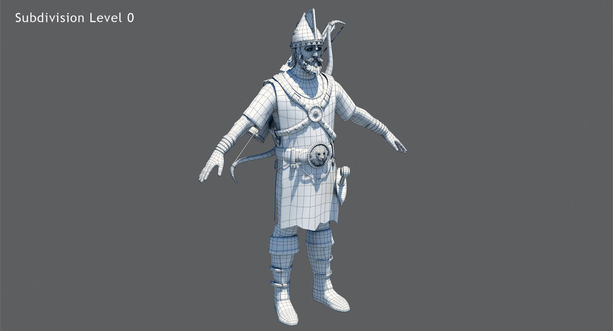 Game-Ready Archer 3D Model