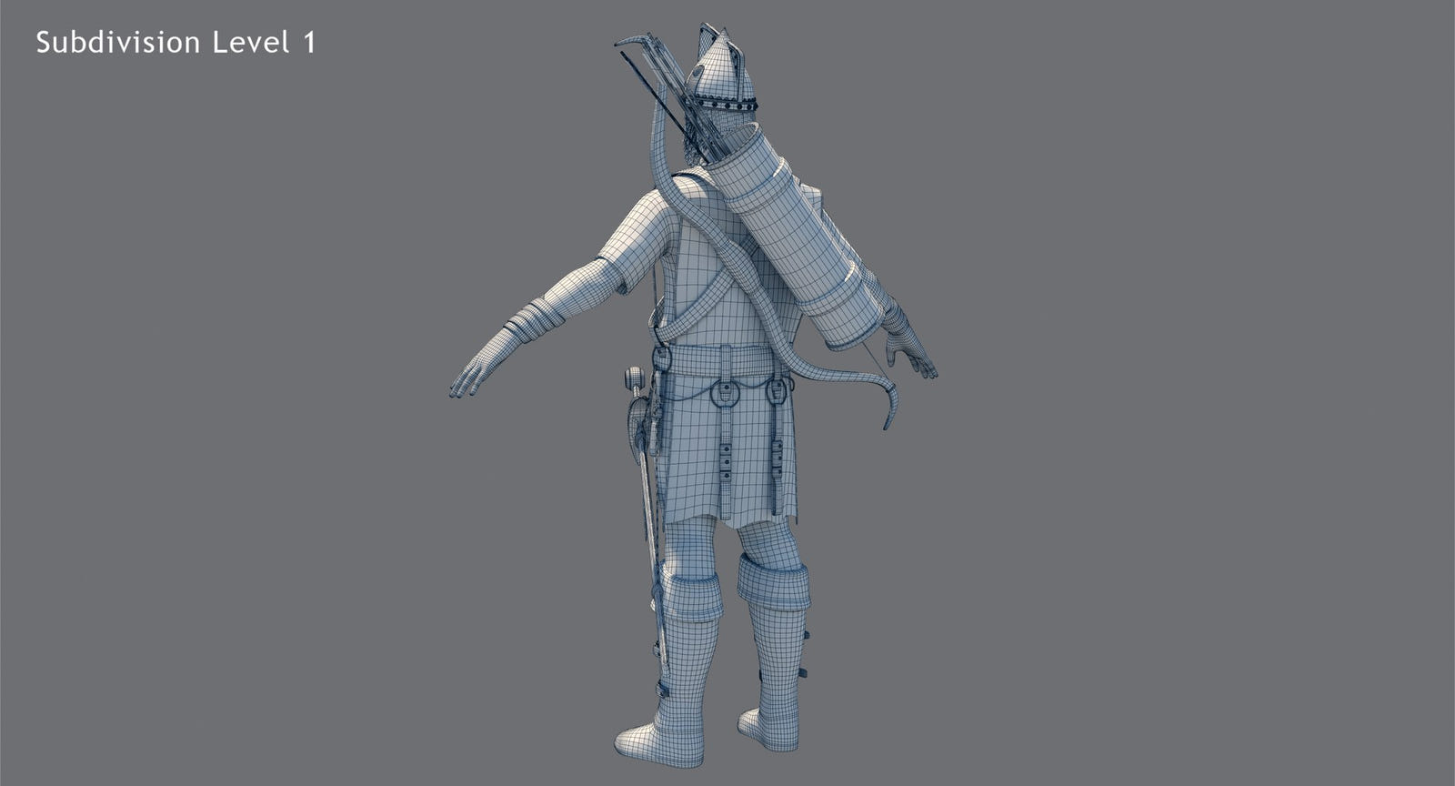 Game-Ready Archer 3D Model