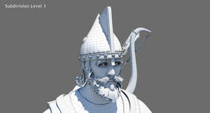 Game-Ready Archer 3D Model Thumbnail