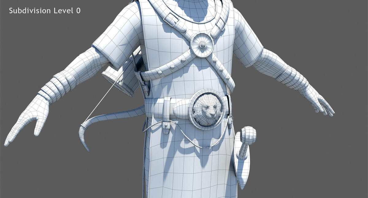 Game-Ready Archer 3D Model