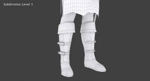 Archer 3D Model Rigged Hair Thumbnail