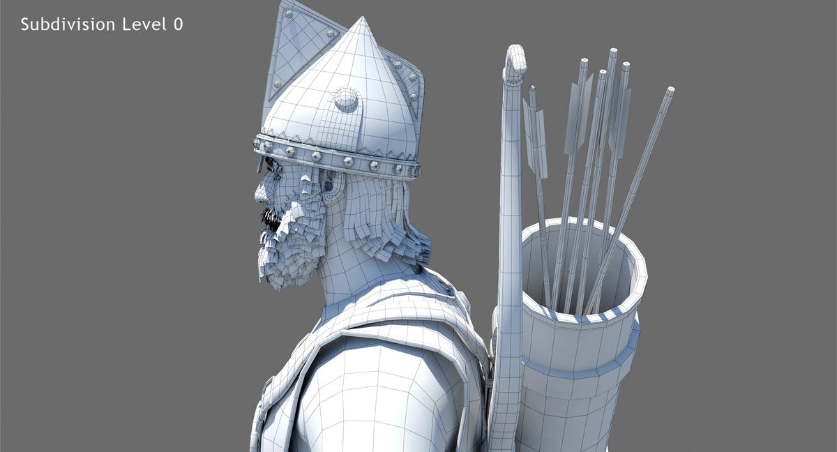 Game-Ready Archer 3D Model
