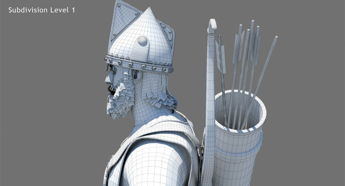Game-Ready Archer 3D Model