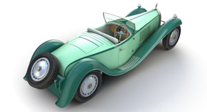 Bugatti Type 41 Royale Esders 3D model Thumbnail