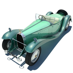 Bugatti Type 41 Royale Esders 3D model Thumbnail