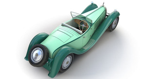 Bugatti Type 41 Royale Esders 3D model Thumbnail