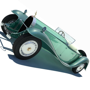 Bugatti Type 41 Royale Esders 3D Model Thumbnail