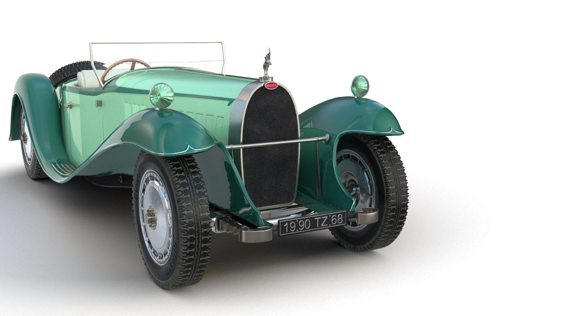 Bugatti Type 41 Royale Esders 3D model