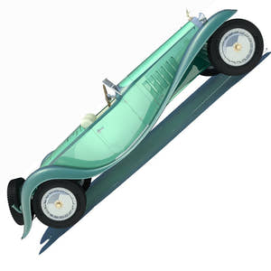 Bugatti Type 41 Royale Esders 3D Model Thumbnail