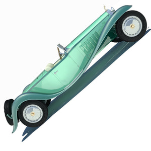 Bugatti Type 41 Royale Esders 3D Model Thumbnail