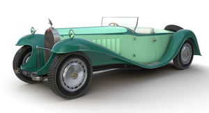 Bugatti Type 41 Royale Esders 3D model Thumbnail