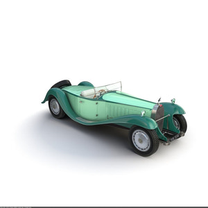 Bugatti Type 41 Royale Esders 3D model Thumbnail