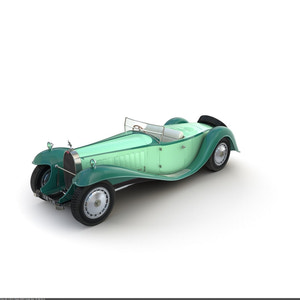 Bugatti Type 41 Royale Esders 3D model Thumbnail