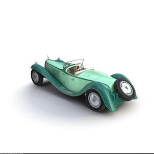 Bugatti Type 41 Royale Esders 3D model Thumbnail