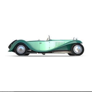 Bugatti Type 41 Royale Esders 3D model Thumbnail