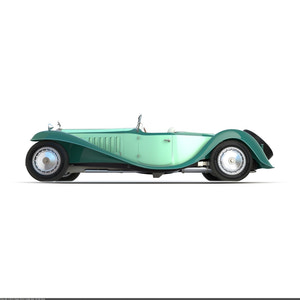 Bugatti Type 41 Royale Esders 3D model Thumbnail