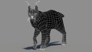 Tufted‑Ear Wildcats 3D Bundle — Caracal & Lynx (Rigged, Animated) Thumbnail