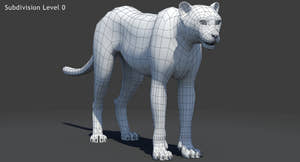 Big Cats 04 3D Model Thumbnail