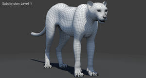 Big Cats 05 3D Model Thumbnail