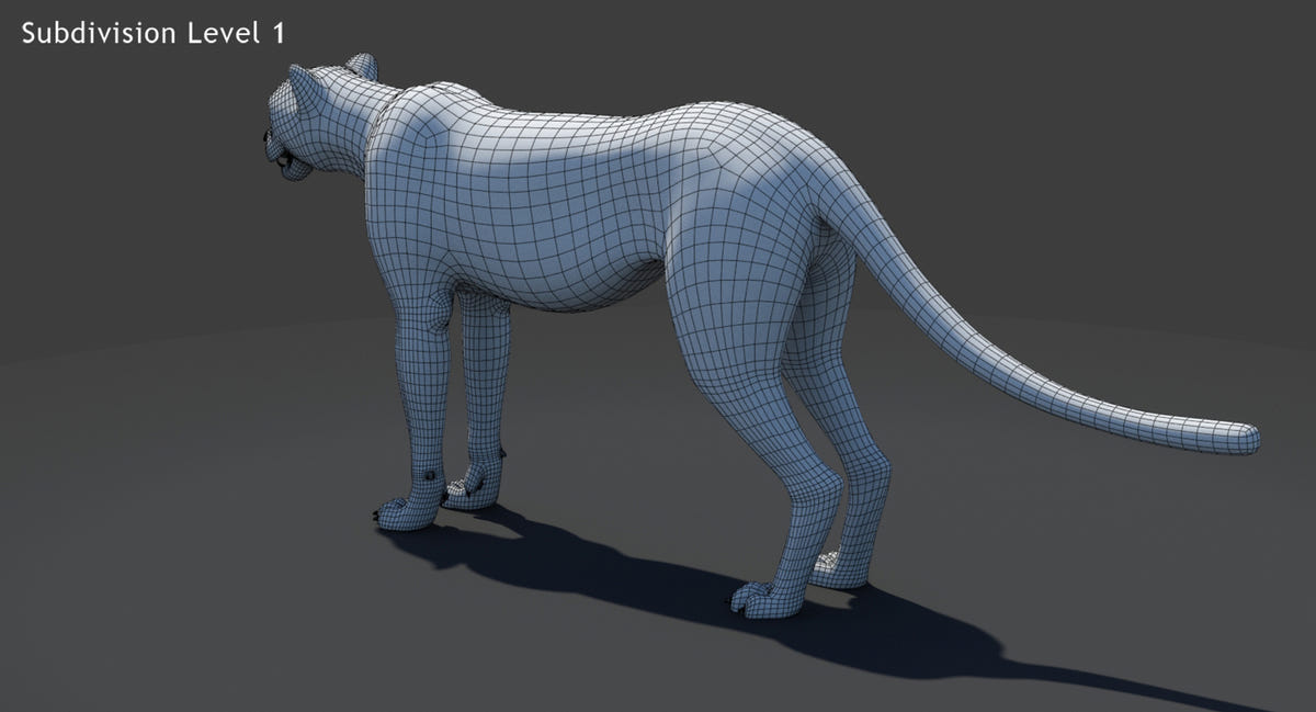 Big Cats 05 3D Model