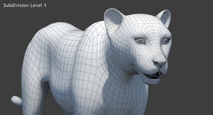 Big Cats 05 3D Model Thumbnail