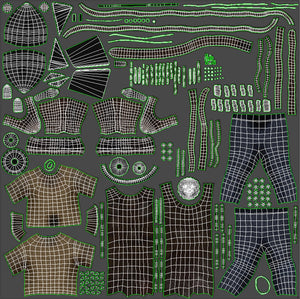 Archer 3D Model Rigged Hair Thumbnail