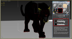 Leopard and Panther Animated 3D Model Thumbnail