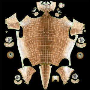 Cougar Animated Fur 3D Model Thumbnail