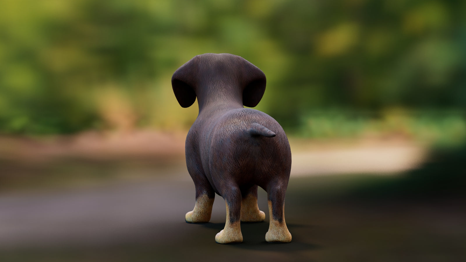 Dachshund 3D Model 360° view 1 frame 22
