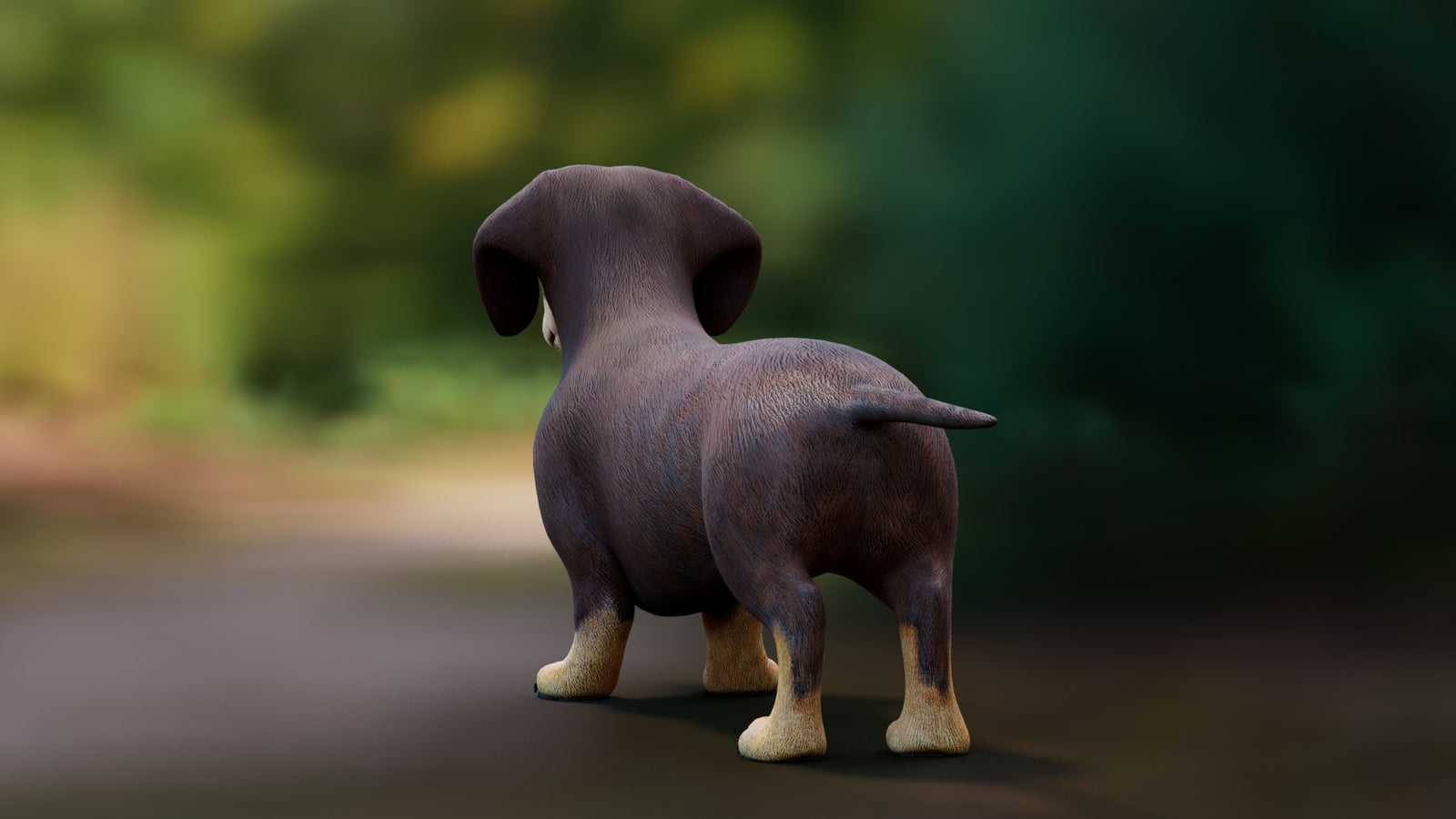Dachshund 3D Model 360° view 1 frame 23