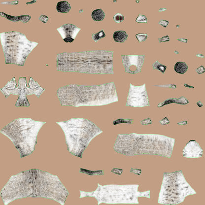 Animated White Eurasian Lynx Fur