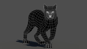 Tufted‑Ear Wildcats 3D Bundle — Caracal & Lynx (Rigged, Animated) Thumbnail