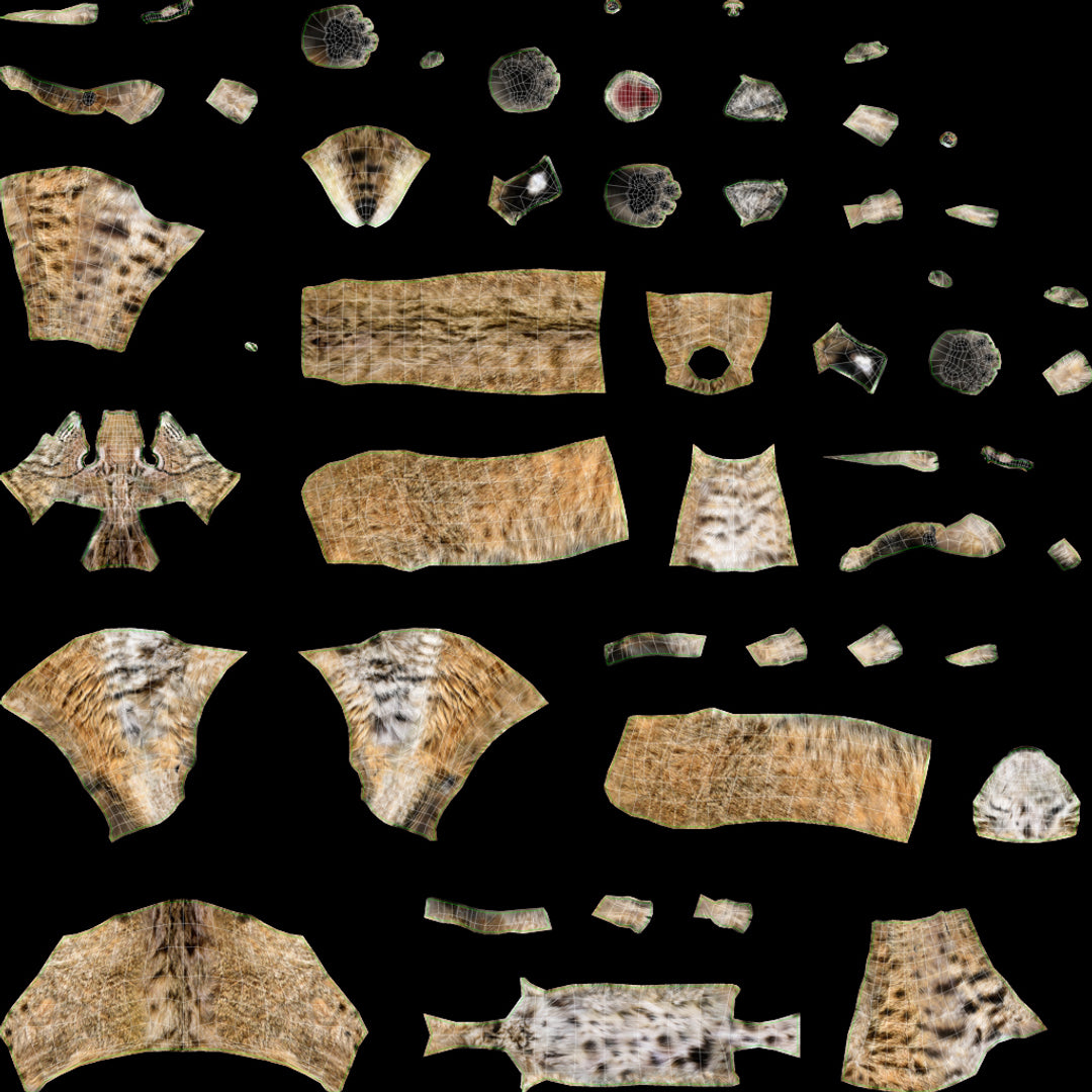 Big Cats 03 3D Model