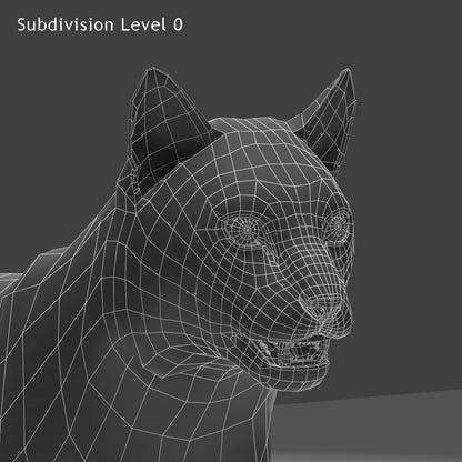 Big Cats 03 3D Model