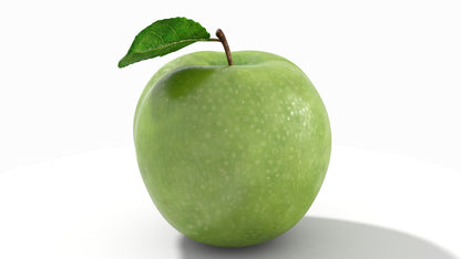 Green Apple 3d Model
