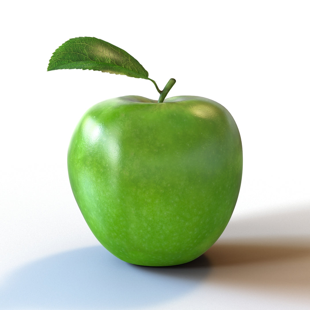 Apple Green 3D Model - 360 Degree View