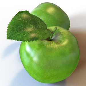 Apple Green 3D Model Thumbnail