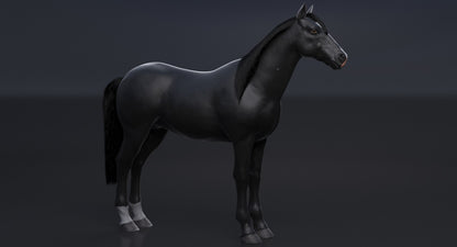 Black Horse 3D Model