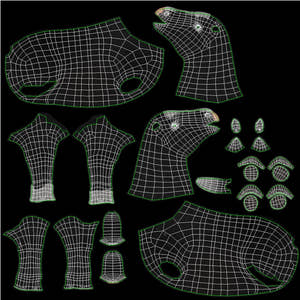 Horse Black 3D Model Thumbnail