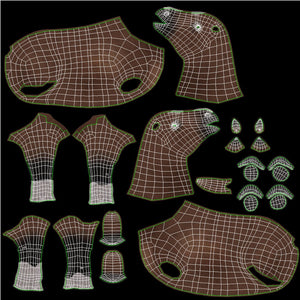 Brown Horse 3D Model V-Ray Thumbnail