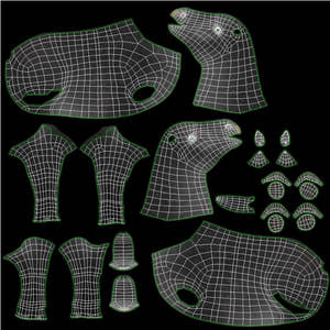 Horse Grey 3D Model Thumbnail
